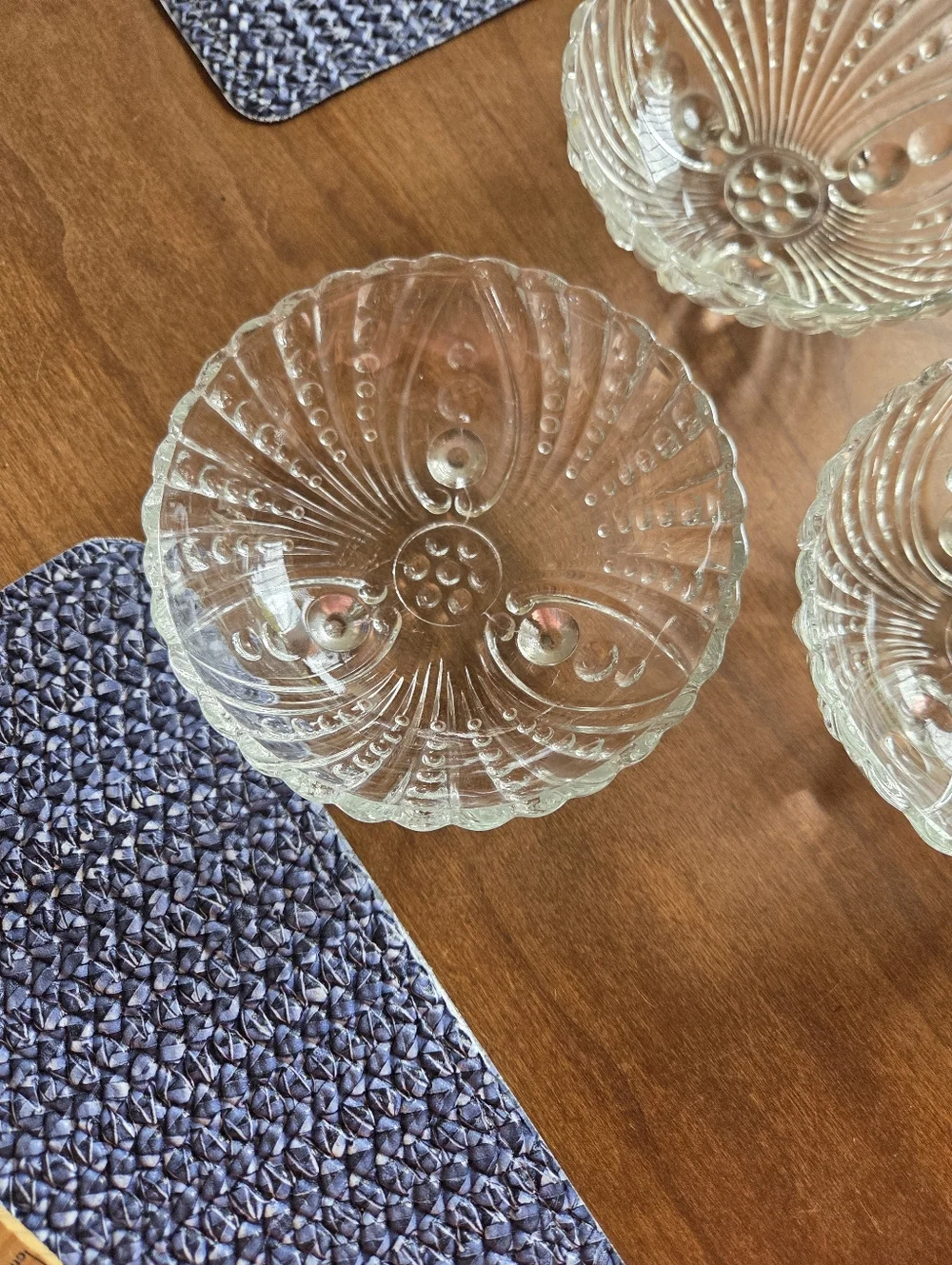 Anchor Hocking 1940s Clear Depression Glass 
